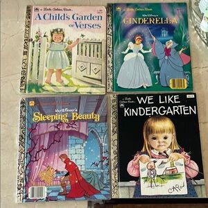 Vintage Little Golden books - Classic Stories for Kids